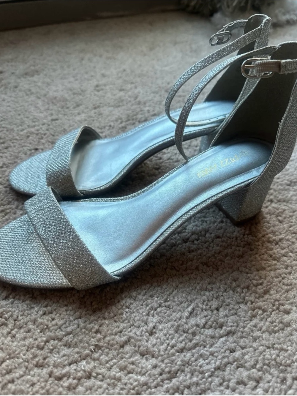 Pizz Annu Bristol Sandals in Silver 8.5 New - Picture 3 of 7